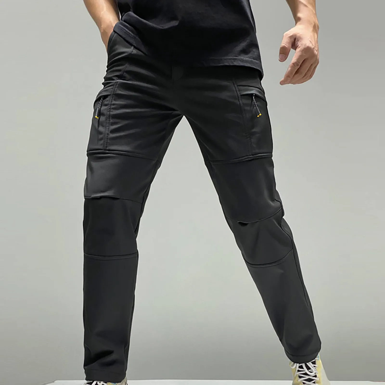 

Mens Fashion Casual Pocket Zipper Buckle Male Cargo Pants Outdoor Pants Tooling Pants Timber Creek by Men's Pants