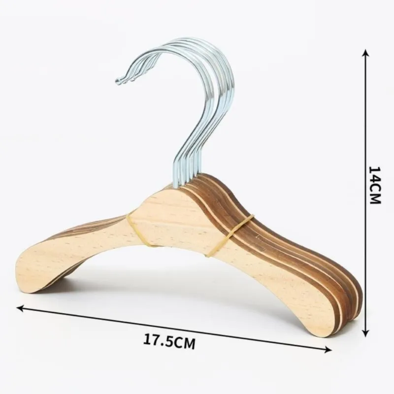 2026 New 2Sizes Pet Solid Wood Hanger Pet Dog/Cat Clothes Hanger Home Multi functional Doll Pet Clothes Hanger Pet SuppliesLJ491 - view 2