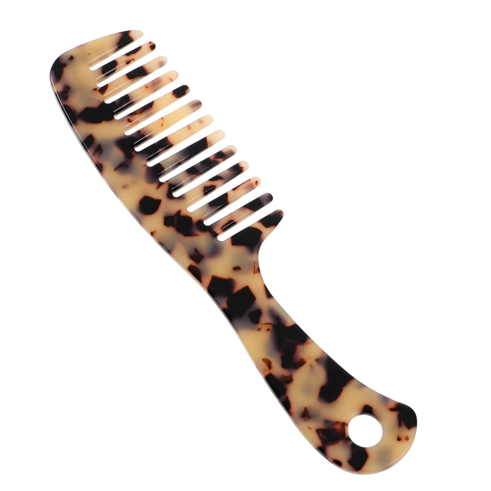 

Расческа для волос с мраморным узором, профессиональный инструмент для парикмахеров, гладкие зубья для легкого распутывания, удобная ручка, для использования в салонах, дома и отелях