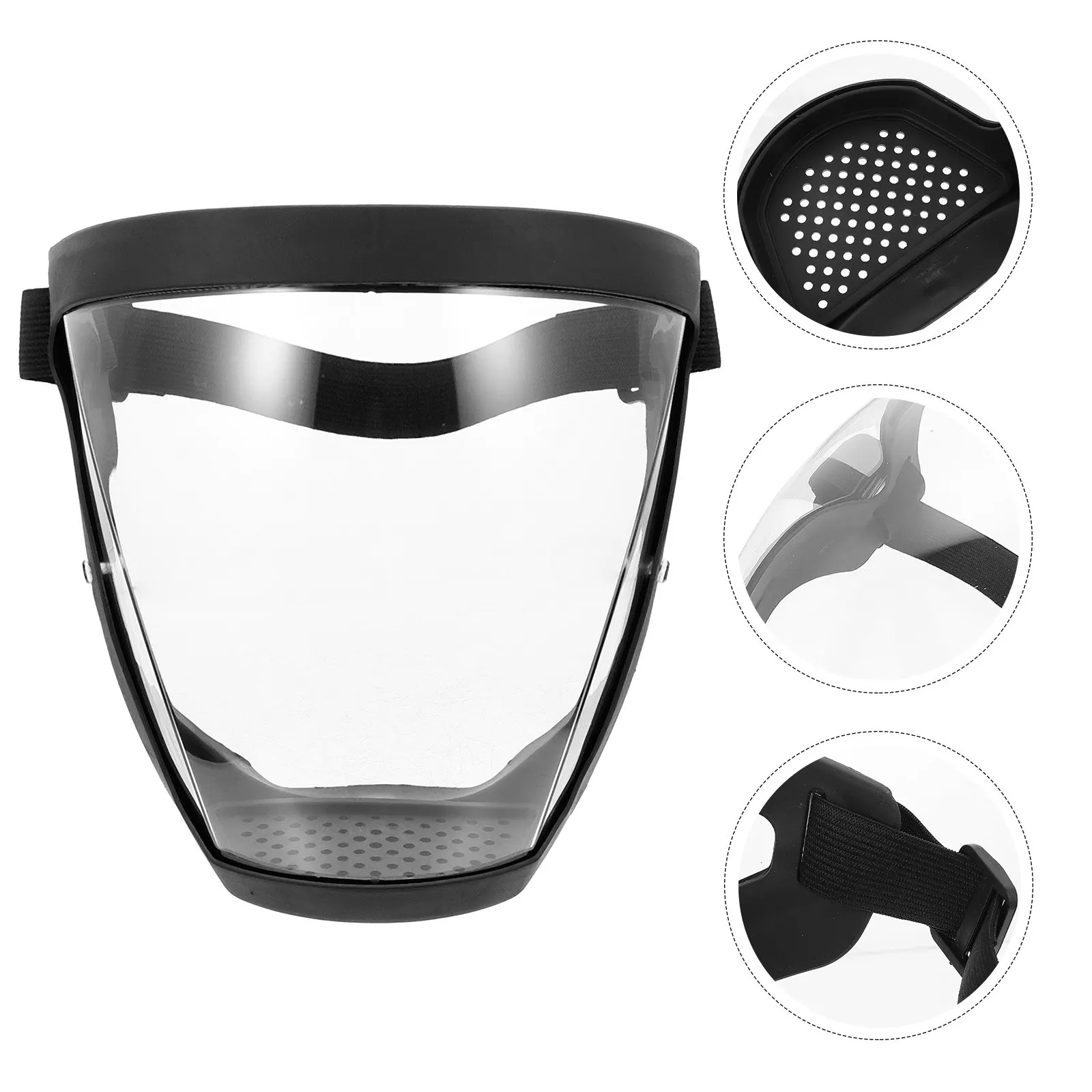 

Full Face Mask Protective Cover Lightweight Anti fog Kids Comfortable Ergonomic Design Easy to Wear Portable Face Shield Daily