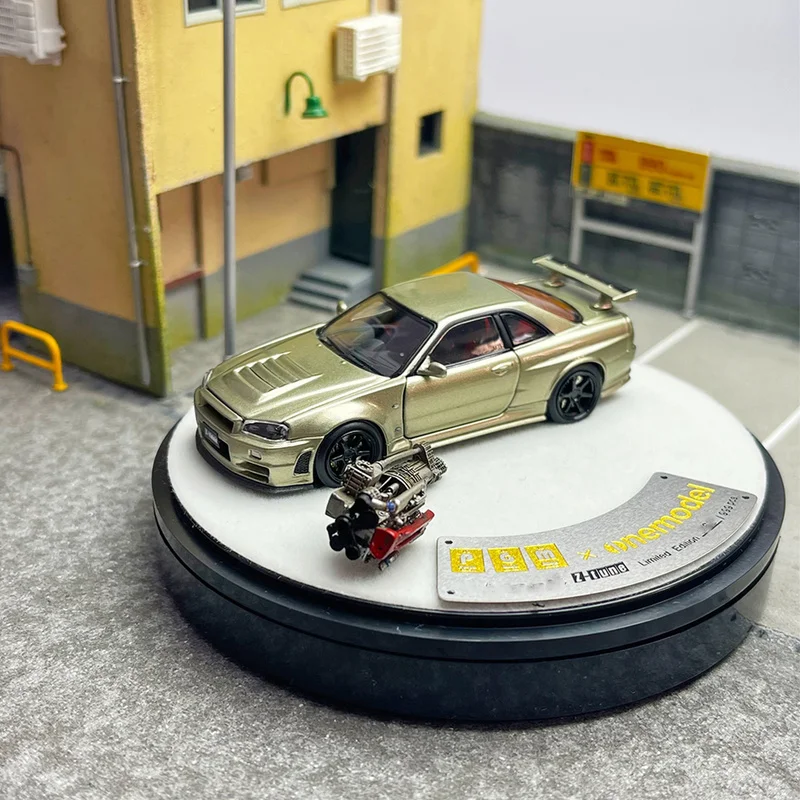 Pgm Onemodel 1:64 Gtr R34 Metal Model Car Gifts