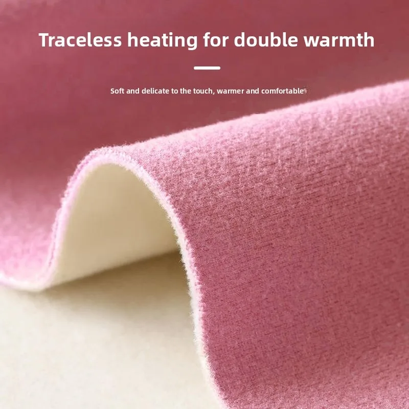 Ropa interior térmica de invierno para adultos y ancianos, pantalones con entrepierna abierta, forro polar sin costuras, calefacción cálida, comodidad para el cuidado del hogar