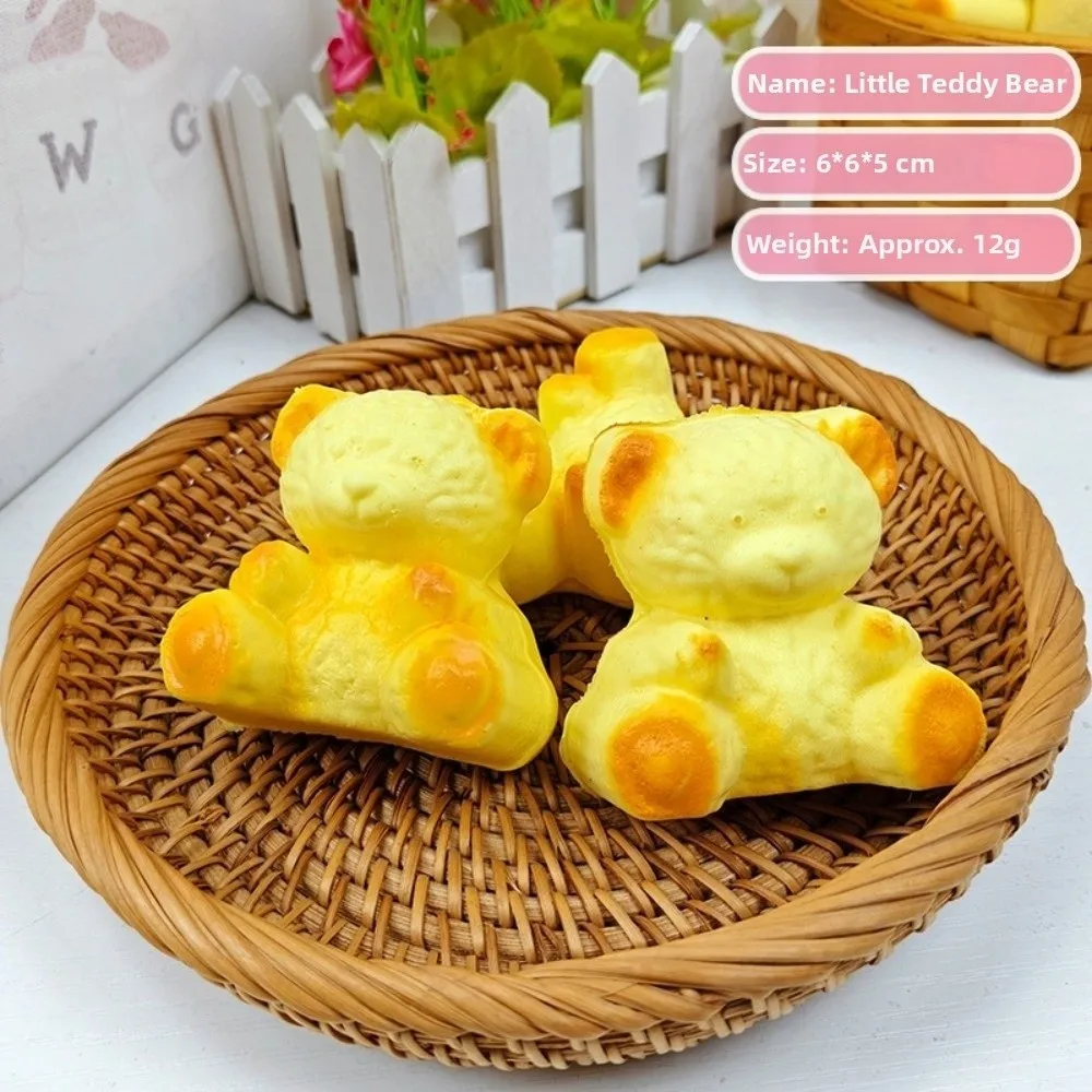 New Slow Rebound Squeeze Pinch Toy BPA-Free Simulated Bread Slow Rising Squishy Toy Croissant Toast Squeeze Model Kid Gifts