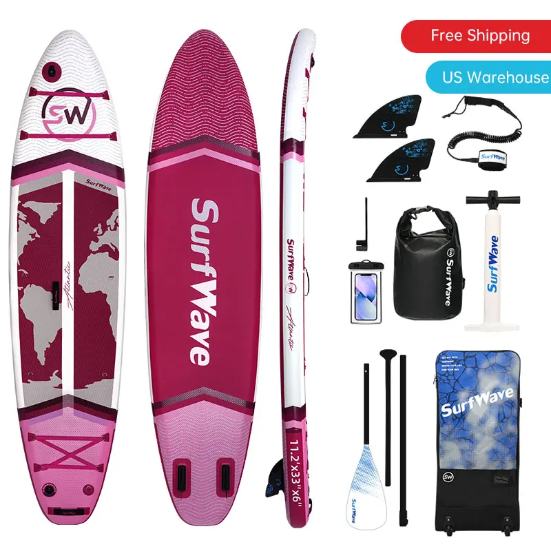 

2025 New Style Inflatable Stand Up Paddle Board Sup Us Warehouse Freeshipping Paddleboard Surfboard