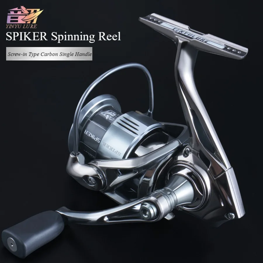 YINYU hot selling style SPIKER screw-in type spinning reel fishing reel carbon single handle cast farther no gap