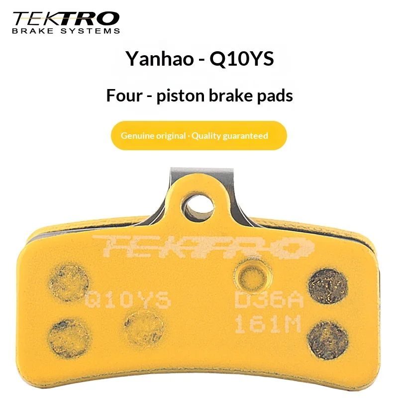 

TEKTRO Q10YS Four-Piston Pad Mountain Bike Oil Disc Metal Brake Pad M745 TRP M9120 TRAIL EVO M810