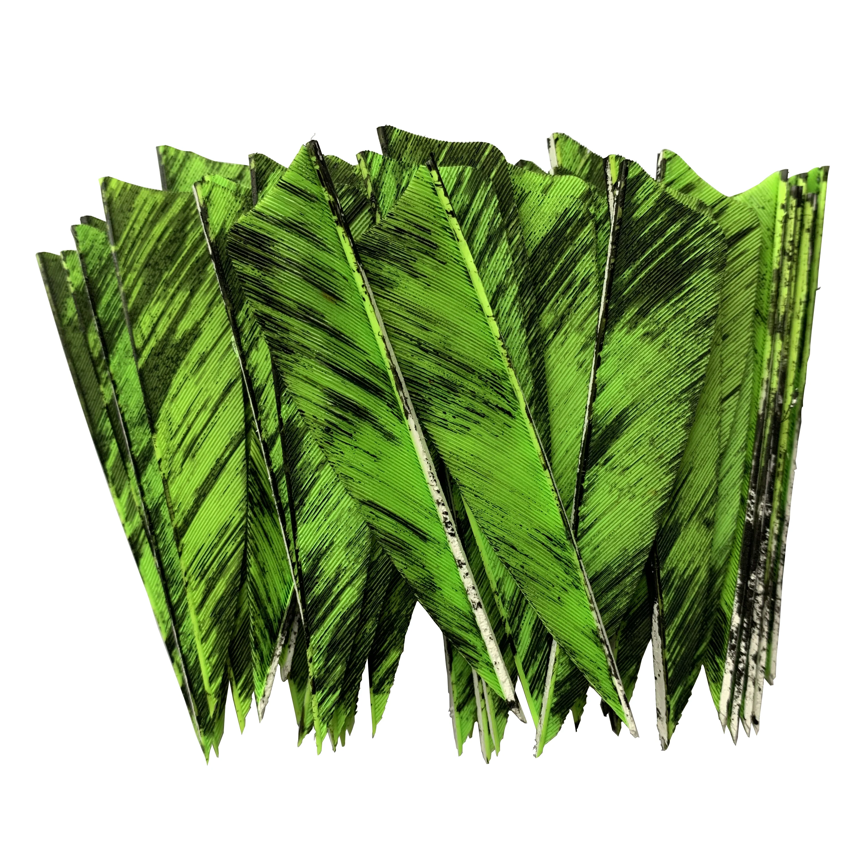 100Pcs Neue 3 Zoll Feder Pfeile Befiederung Schild Cut Natürliche Türkei Plumes Tinte Malerei für Bogenschießen DIY Zubehör