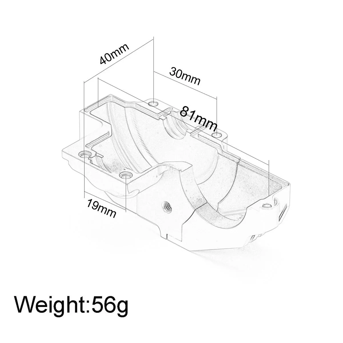 Aluminum Alloy Protection Motor  #8987 Main Gear Cover for RC1/10 Traxxas Maxx 89076-4 Wide 2.0 89086-4 4S Accessories