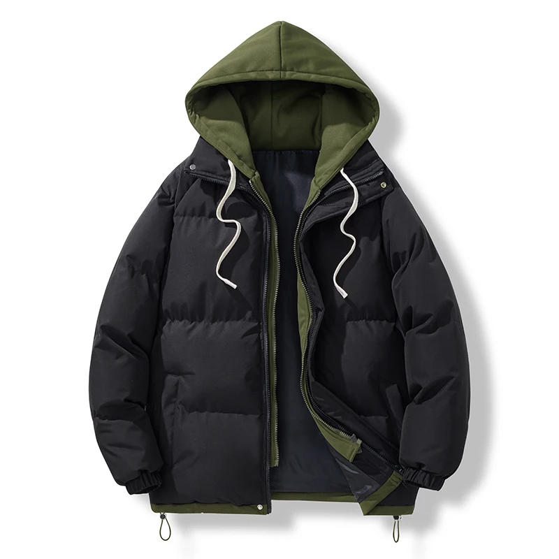 

2025 New Winter Jacket Men Fashion Korean Student Thickened Warm Cotton Padded Coat Outdoor Ski Suit Windproof Puffer Jacket Ski