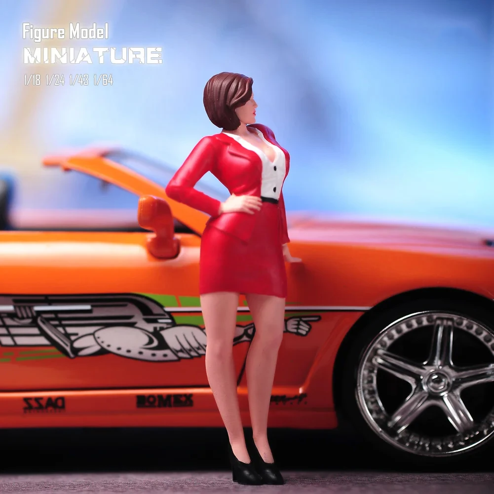 Miniaturowe figurki 1/87 1/64 1/43 1/24 1/18 profesjonalny model seksualne kobiety niepomalowane kreatywne fotografie scena lalki zabawki