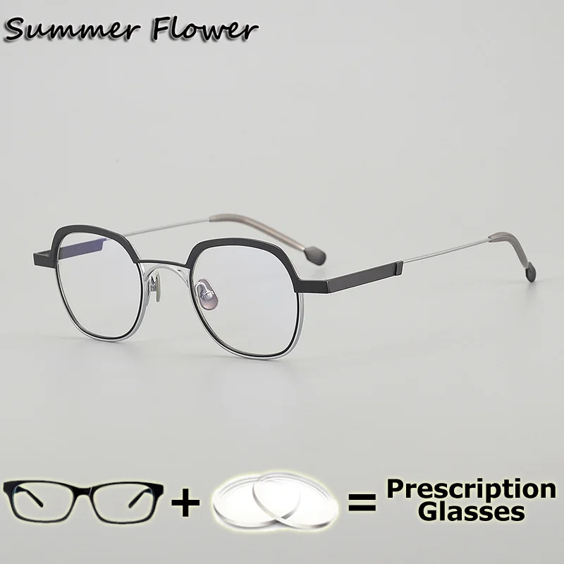 

Men Women Optical Eyewear Customize Graduate Lenses Ultra Light Thin Lenses Multifocal Progressive Prescription Glasses Round