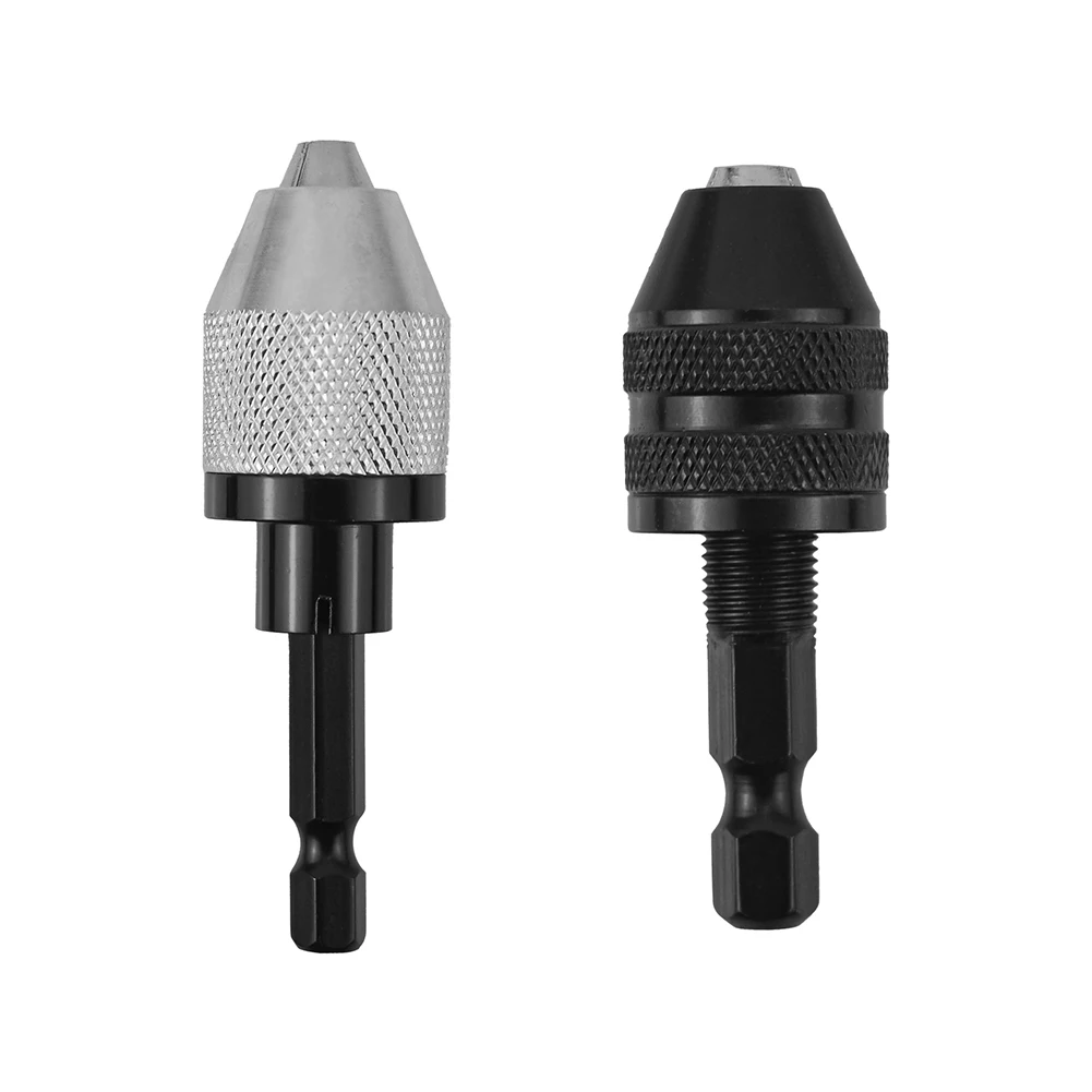 Efficient Tool For Tradespeople Drill Chuck Three Jaw Drill Chuck Keyless Design Quick-change Mechanism Metal Construction