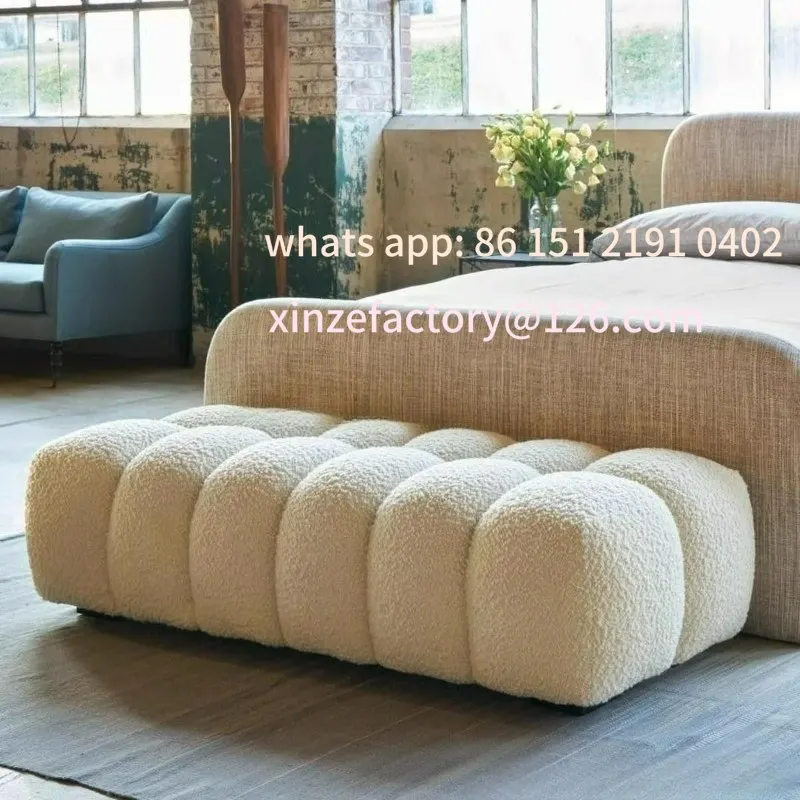 

Customizable light luxury cloakroom Bedside stool Single stool Tatami pedal stool