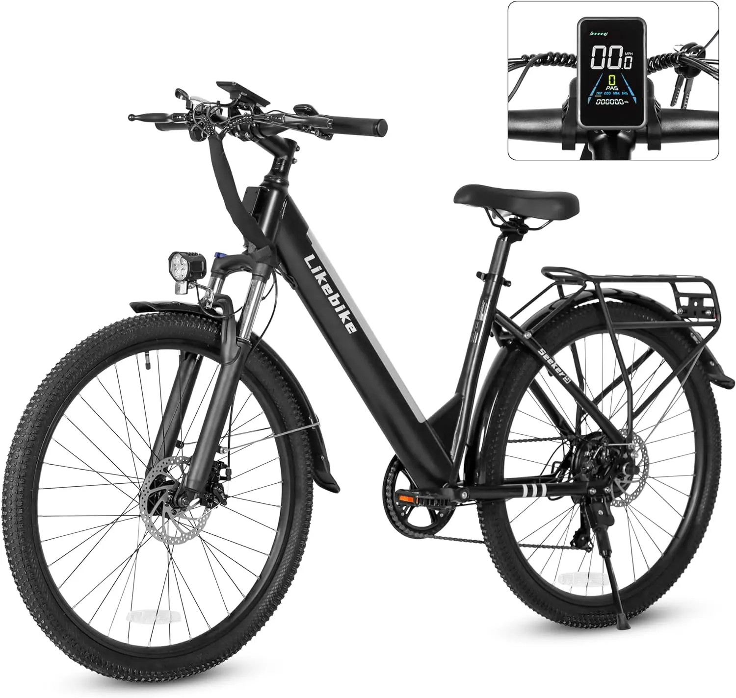 

26" Electric Bike for Adults, UL 2849 Certified, Step Through Electric Bicycle with 350W Motor, 36V 9Ah Removable Battery