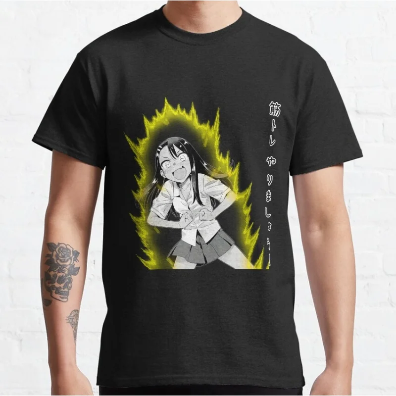 

0503 Dont Toy With Me Nagatoro Hayase Gift for Anime lover 100% cotton Y2K clothes O -Neck Short Sleeve Graphic T-Shirt S-6XL