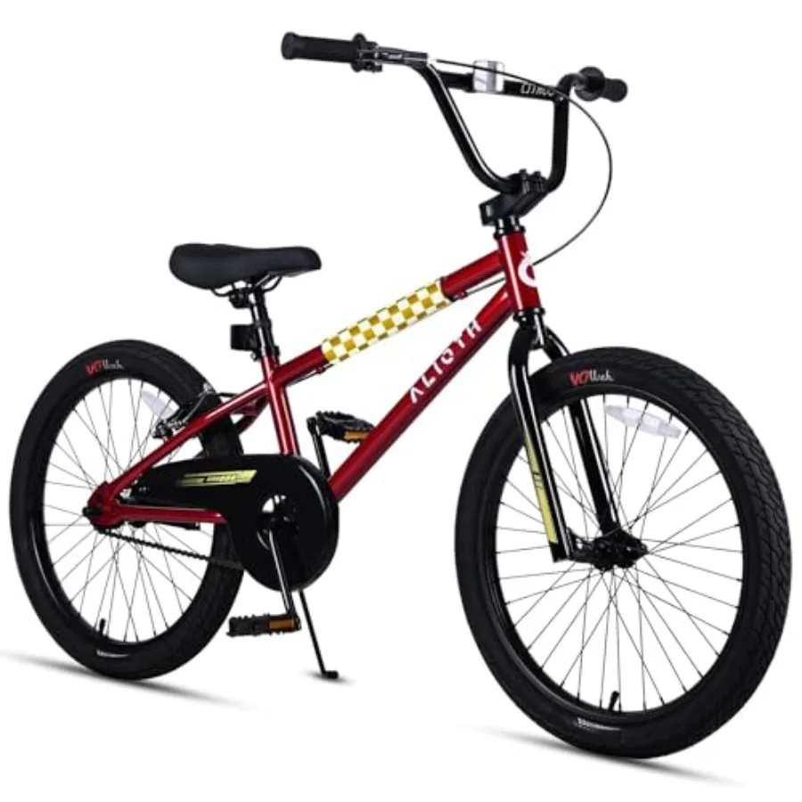 

Велосипед BMX-стиля 12, 14, 16 дюймов с тренировочными колесами, 20-дюймовым ножным тормозом и подставкой для детей 2-14 лет, для мальчиков и девочек, различные модели