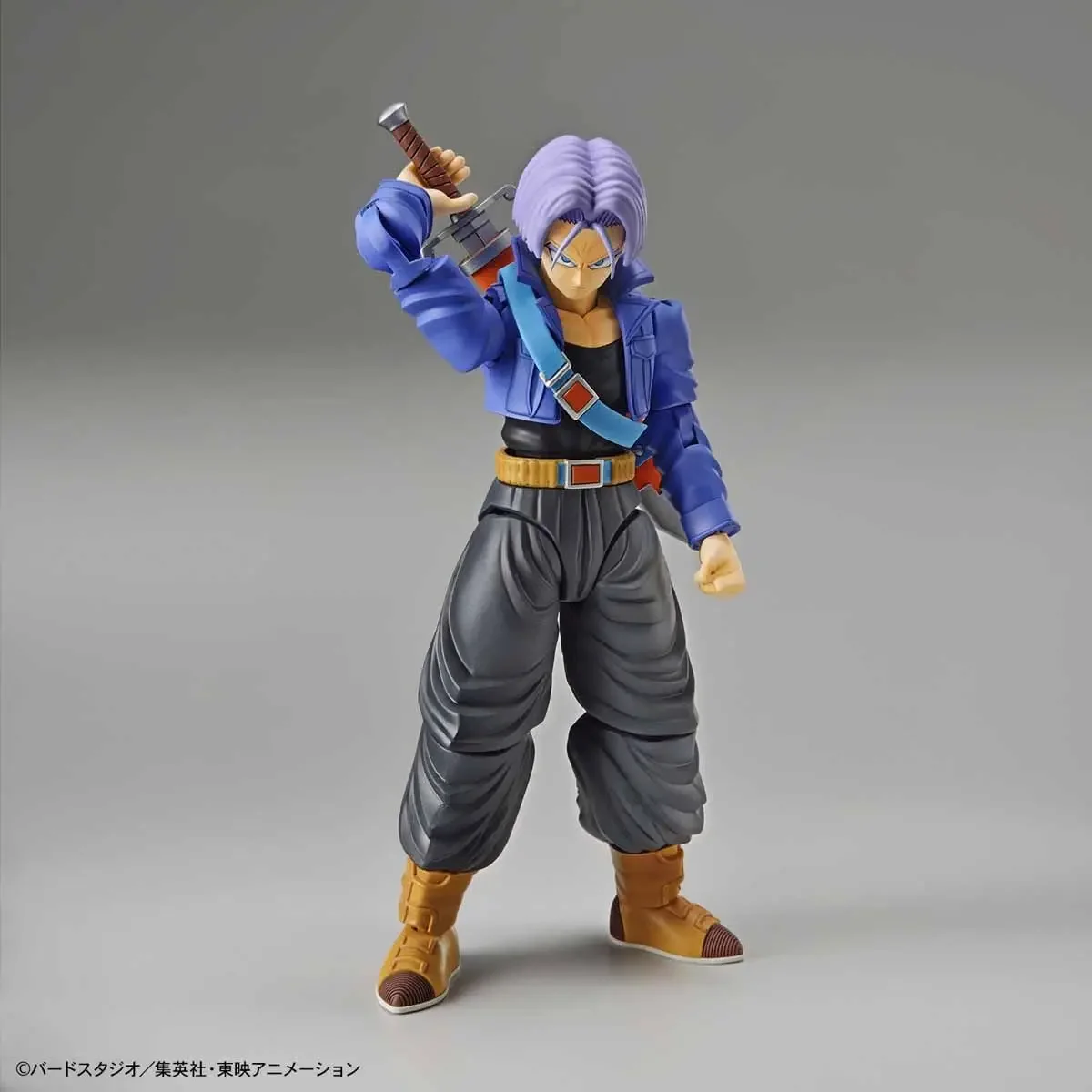 BANDAI Original Figure-rise Standard Dragon Ball Z Super Saiyan Trunks (New Packaging) Model Kit Action Anime Figure Assembly