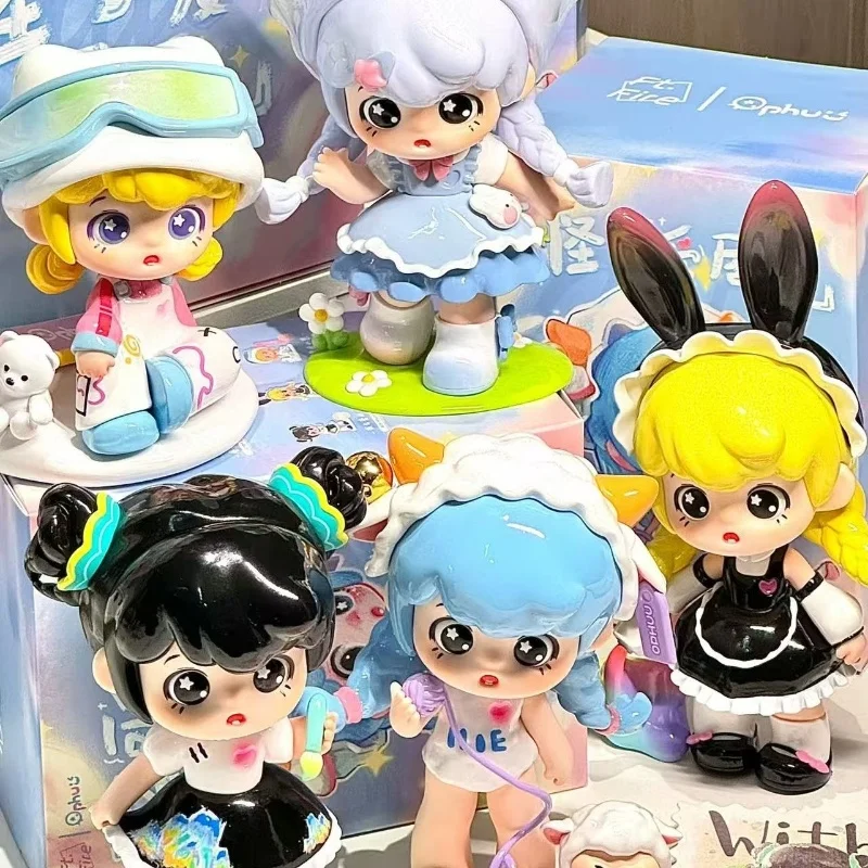 

Новая оригинальная фигурка Ophuu Weirdly Cute Resident Blind Box, Коллекционная модель, украшение для рабочего стола в качестве милого подарка на фестиваль