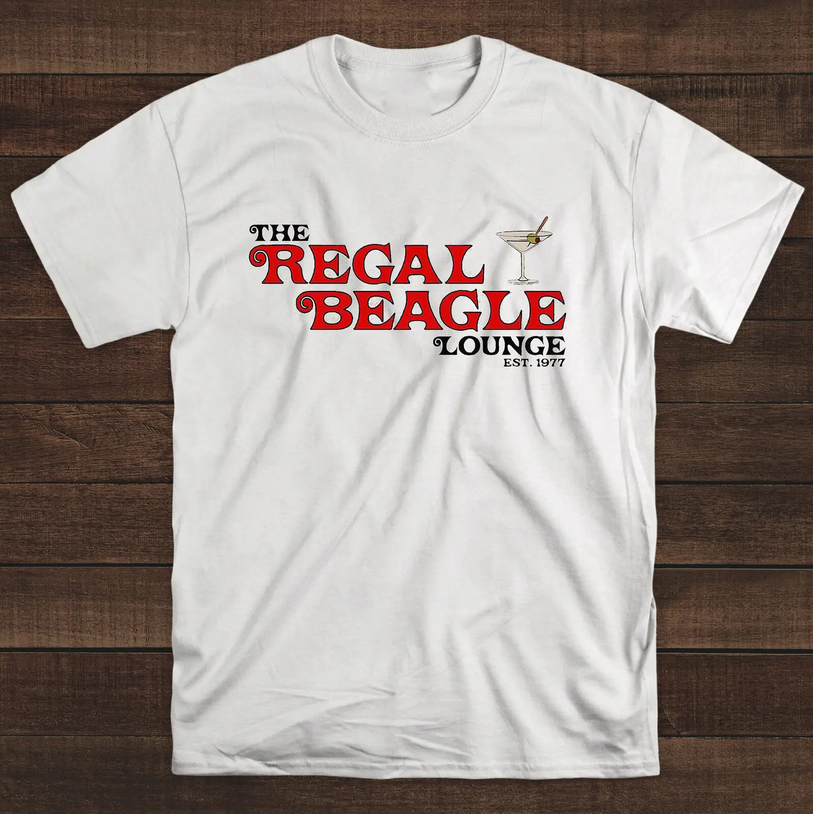 Cotton S-5XL T-Shirt The Regal Beagle Lounge Three's Company Jack Tripper