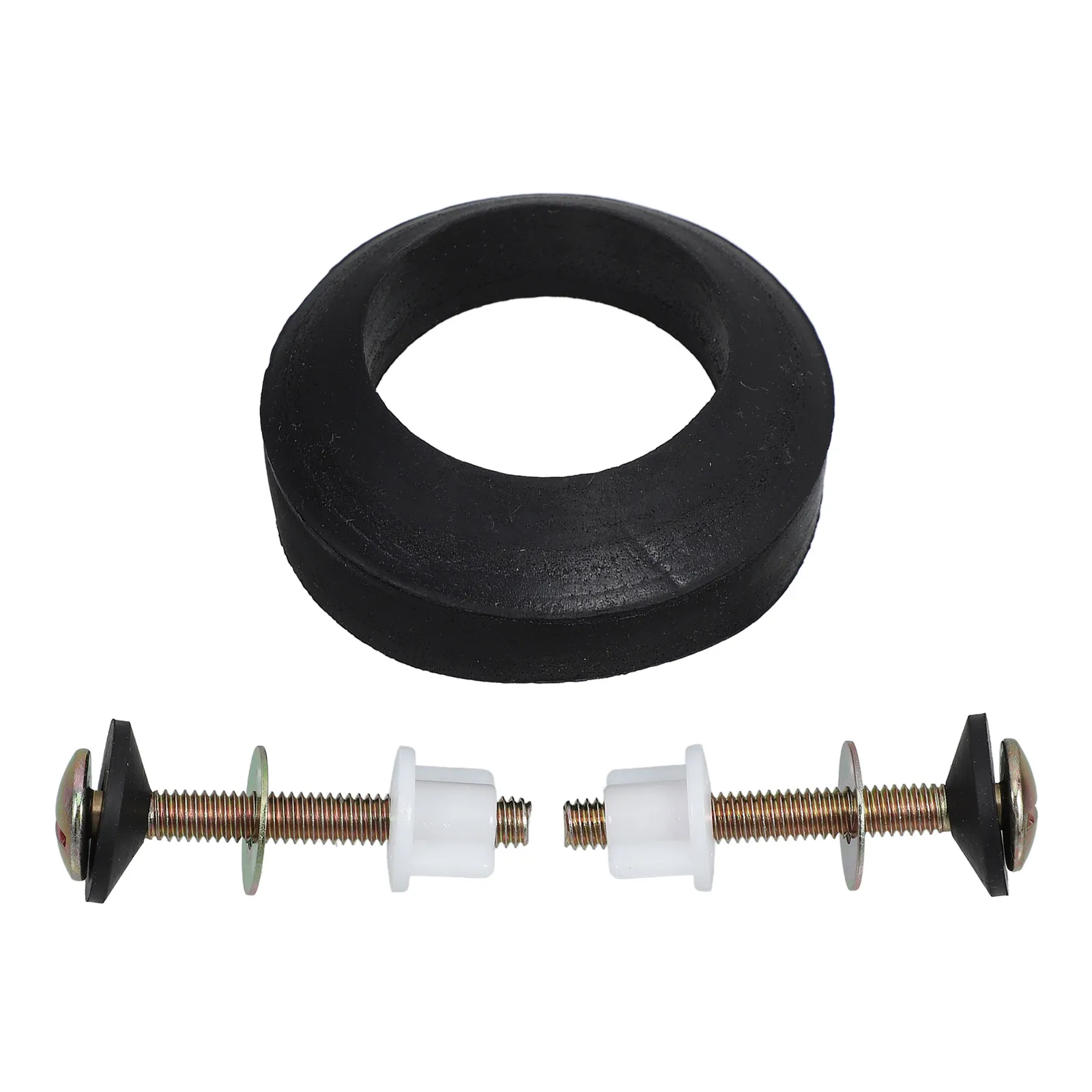 

Split Toilet Water Tank Repair Kit Hinge Bolts Screws Replacement Inner Cushion Gaskets Heavy Duty Parts Compatibility Leak