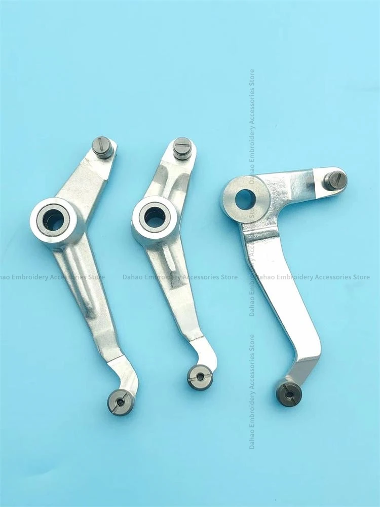 1PCS Barudan Large Machine Rocker Arm High Speed Machine Thick Shaft Take-up-Lever Silver Arm Connecting Rod Computer Embroidery