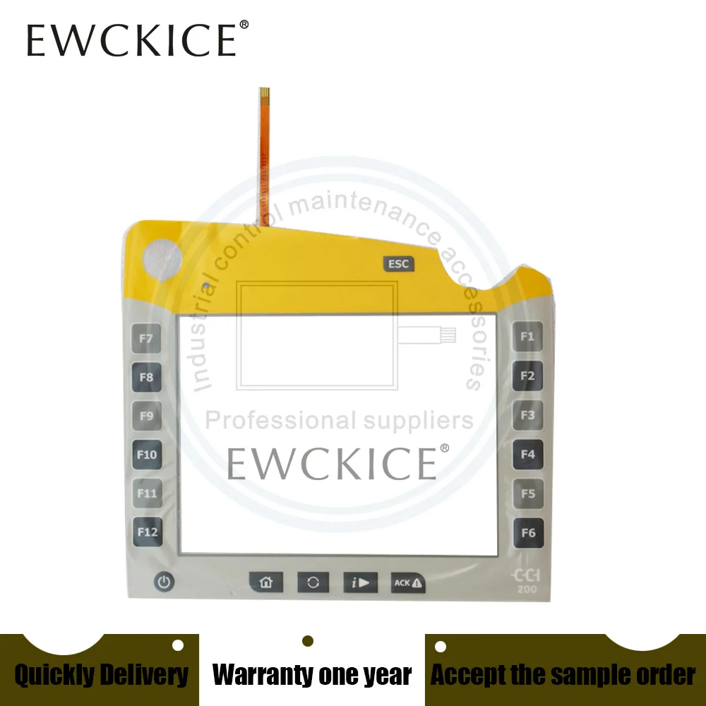 Imagem -03 - Hmi Cci 200 Plc Cci200 Tela Sensível ao Toque e Painel de Toque Etiqueta Frontal e Frontlabel Novo Cci200
