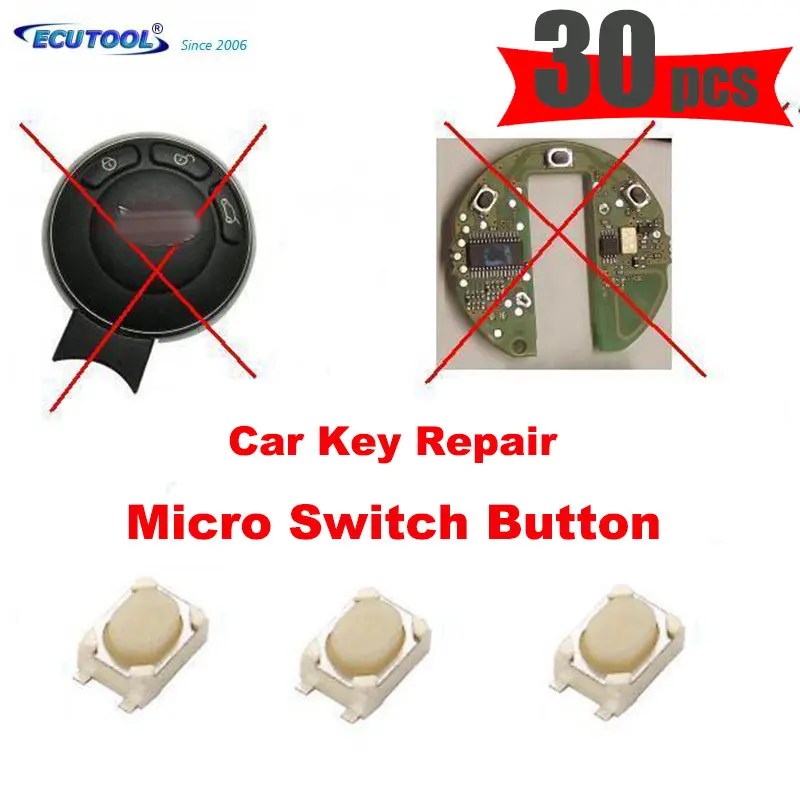 SWITCH BUTTON FOR REMOTE KEY FOB FOR BMW MINI COOPER S ONE D CLUBMAN