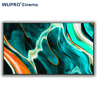 [US In Stock] Wupro/OEM 120 Inch BSP Projector Screen High Gain Home Theater 4K Ultra HD ALR UST Projection Screens
