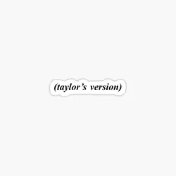 Taylor Is Version 10PCS Stickers for Cute Cartoon Art Car Print Decor Bumper Room Kid Funny Living Room Decorations