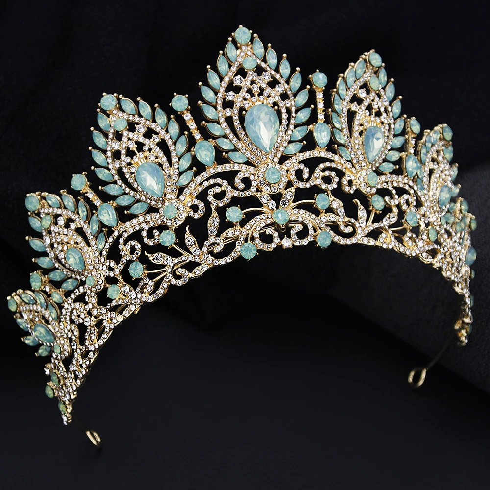 Yellow Tiara Queen Diadem Brid - Vintage Fashion Queen ulasan dan harga