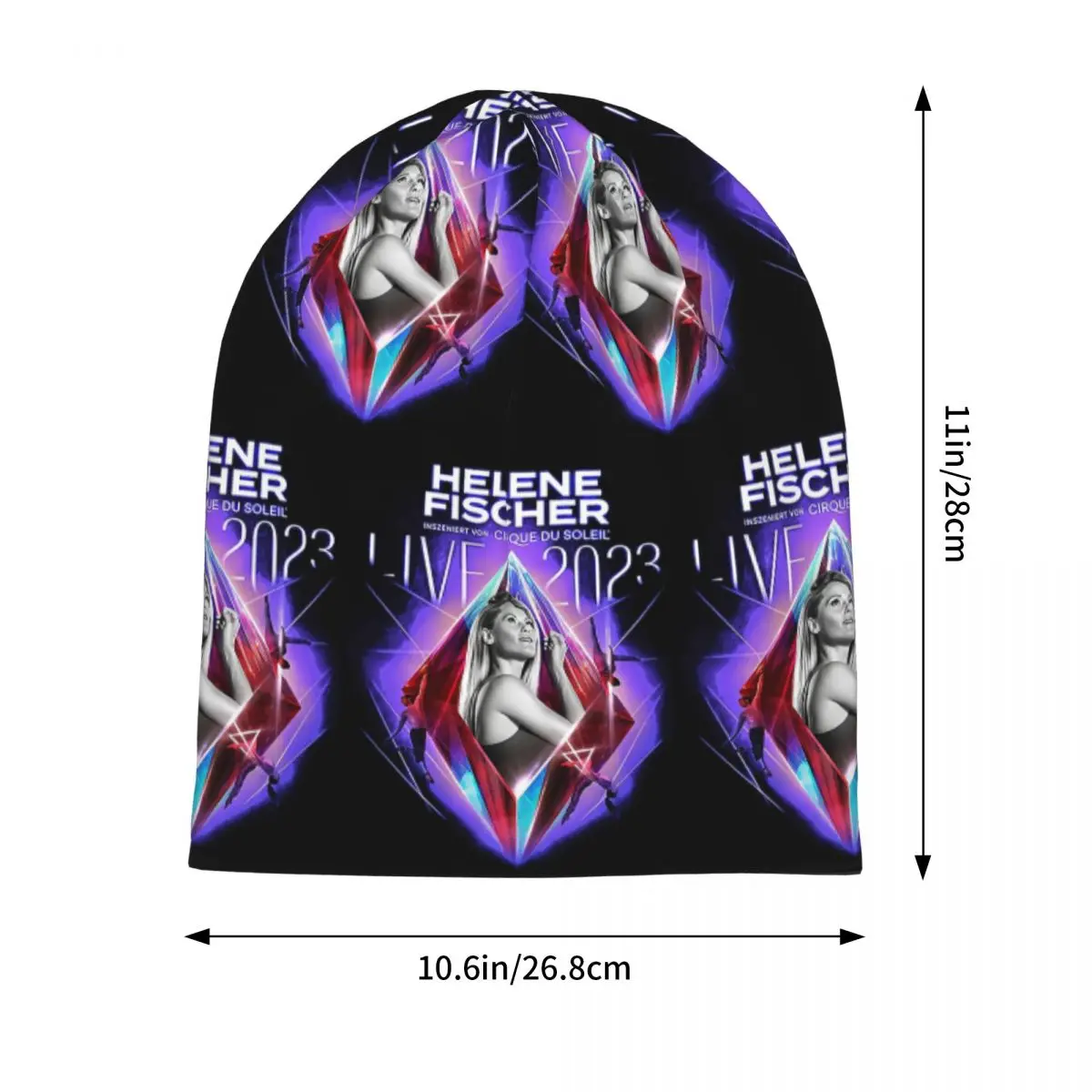 Helene Fischer Rausch 2023 Skullies Beanies Hats Warm Autumn Winter Outdoor Cap Knitted Bonnet Caps for Unisex Adult