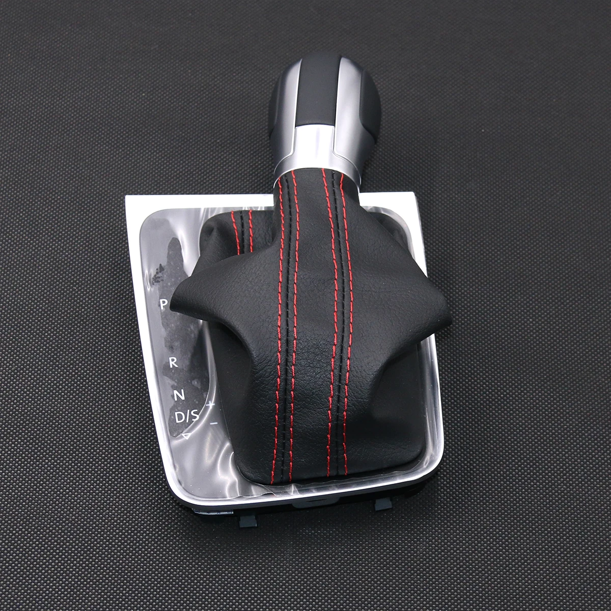 

DSG Genuine leather red line stitch Gear Shift knob For Golf 7 MK7