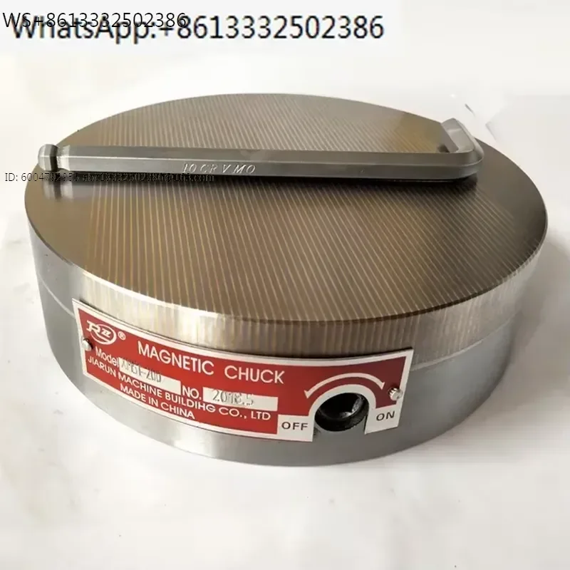 China Best magnetic chuck round 100MM 125MM 160mm 200mm 250mm 300mm 400mm Grinder Magnetic Chuck