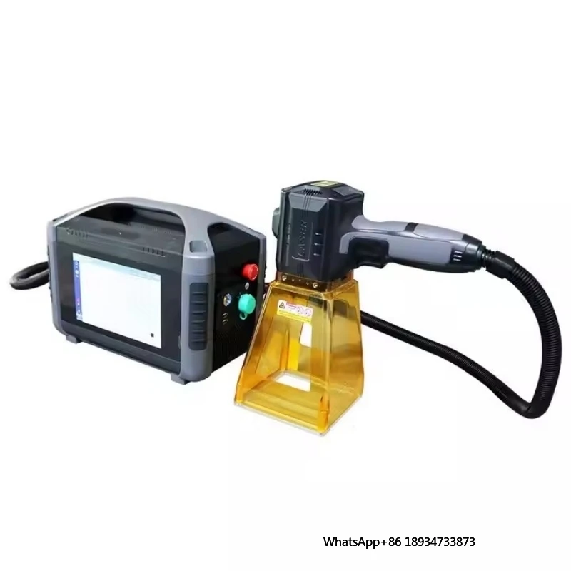 

New Handheld Fiber Laser Engraving Machine 20W/30W Home Use Galvo DXF Easy Operate Air-Cooled CNC Stainless Steel Leather Wood