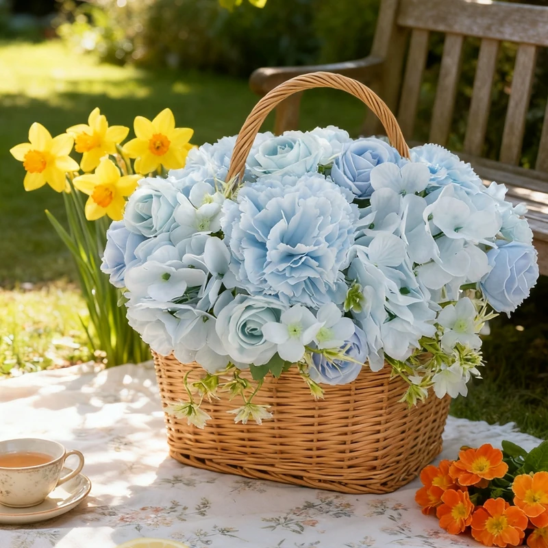 1/5 قطعة الورود الحريرية قرنفل الزهور الاصطناعية حفل زفاف زهرية عيد الحب إكسسوارات ديكور منزلي جارلاند لتقوم بها بنفسك هدية صندوق