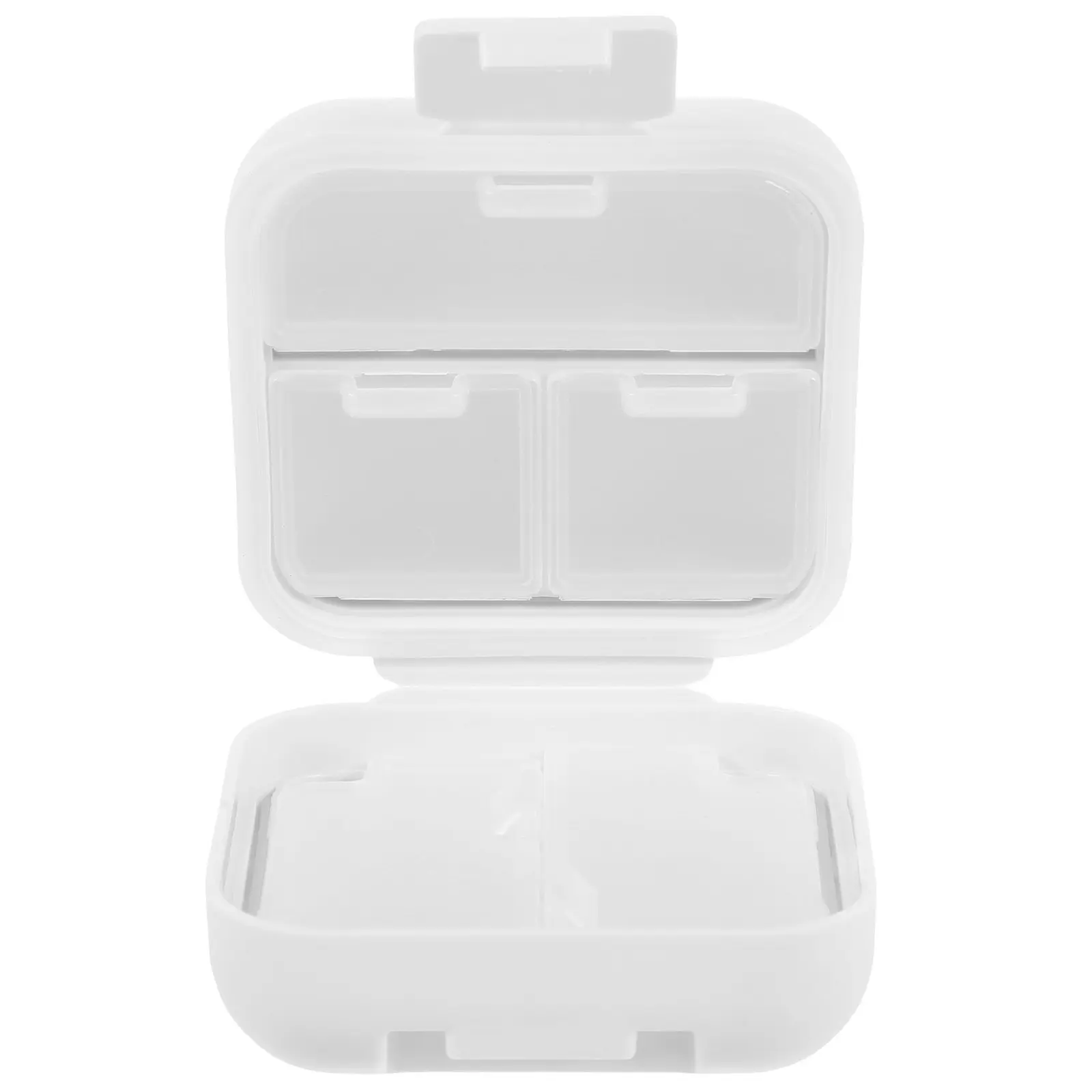Mini Portable Pill Organizer Travel Medicine Case Seal Independent Compartments for Tablets Vitamins Daily Essential