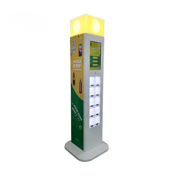 

Coin Operated Mini Skill Redemption Arcade Game Lipstick Vending Machine With Bill Acceptor