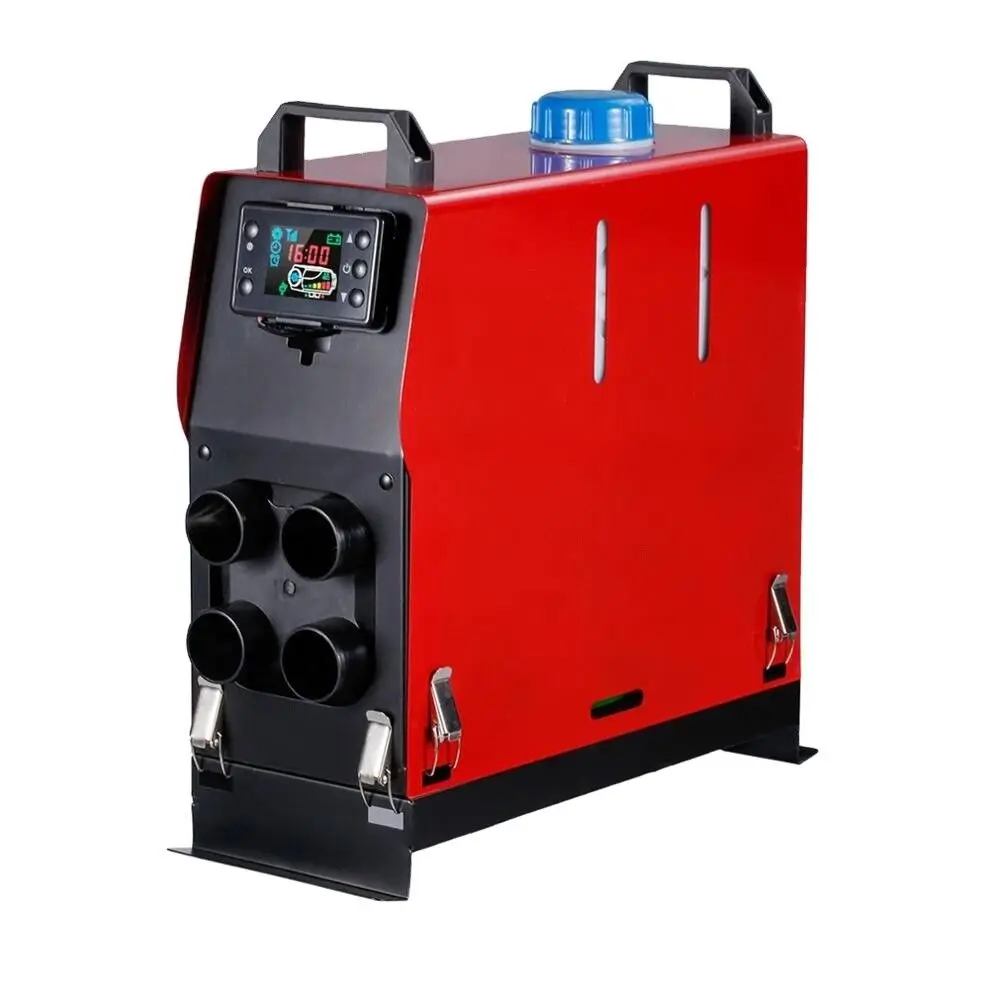 Complete accessoirekit Boot Auto Camper Vrachtwagen 5KW 8KW 12V Dieseluchtverwarmer Dieselverwarmer met LCD-scherm en 1 luchtuitlaat