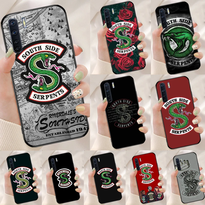 Riverdale South Side Serpents Case For OPPO A96 A76 A77 A78 A74 A94 A5 A9 A31 A53 A52 A72 A91 A93 A15 A16 A17 A57s A54s