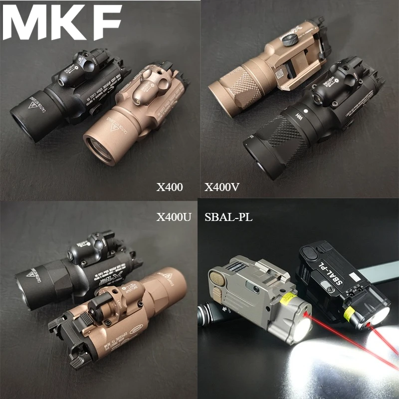 

Страйкбол SBAL-PL X400V X400U X400 подвесной тактический фонарик светодиодный стробоскоп красный лазерный свет для 20 мм рельсовые охотничьи аксессуары