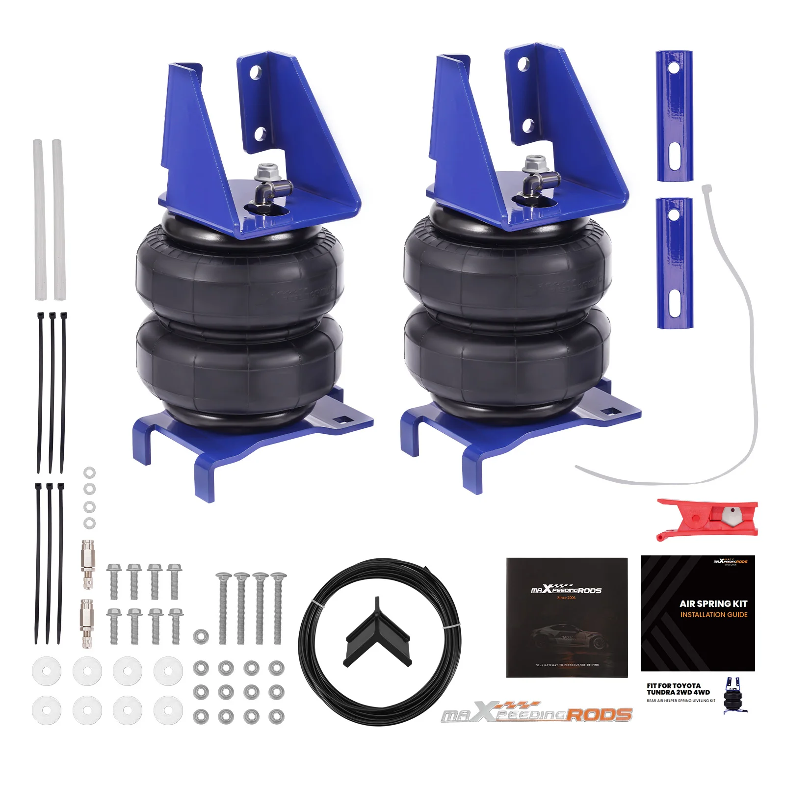 Air Spring Suspension Rear Trailer Assist for Toyota Tuntu AWD RWD 2000-2006