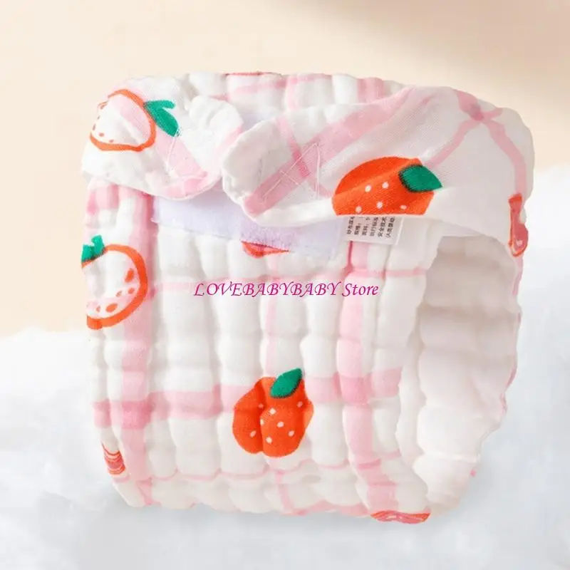 Set Popok Kasa Kapas Bayi Baru Lahir, 3pcs/5pcs Lembut Fitur Kulit Penyerap 4XBC