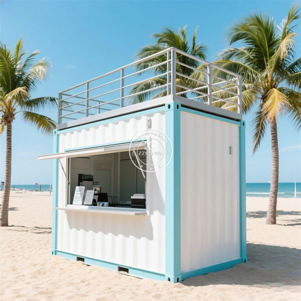 

Prefabricated Container Store Shop High Quality Coffee Kiosk Street Restaurant Outdoor Coffee Container Bar Fully Equipped