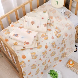 Baby Blanket Newborn Muslin Swaddle Cotton Bath Towel Summer Stroller Cover Wrap Gauze Toddler Sleep Blanket Baby Items