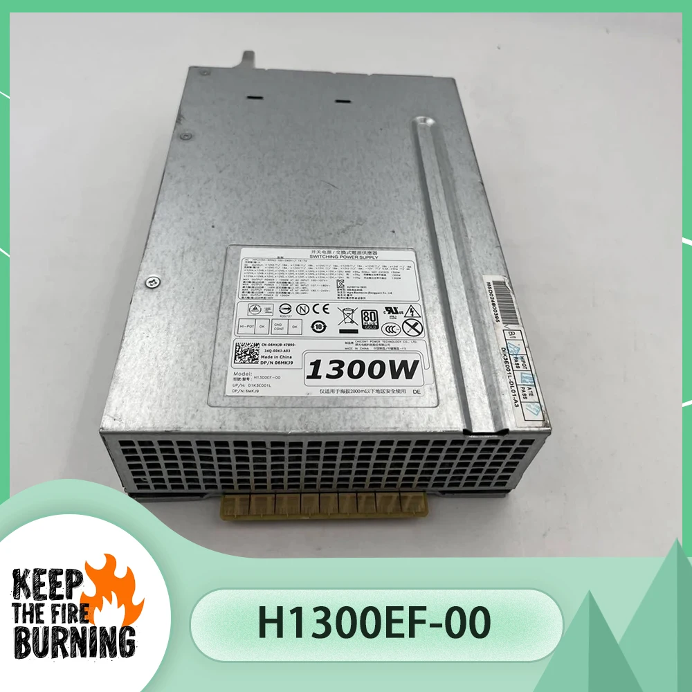 For DELL T7600 T5600 H1300EF-00 1300W Workstation Power Supply 6MKJ9 V5K16 0T6R7 H3HY3