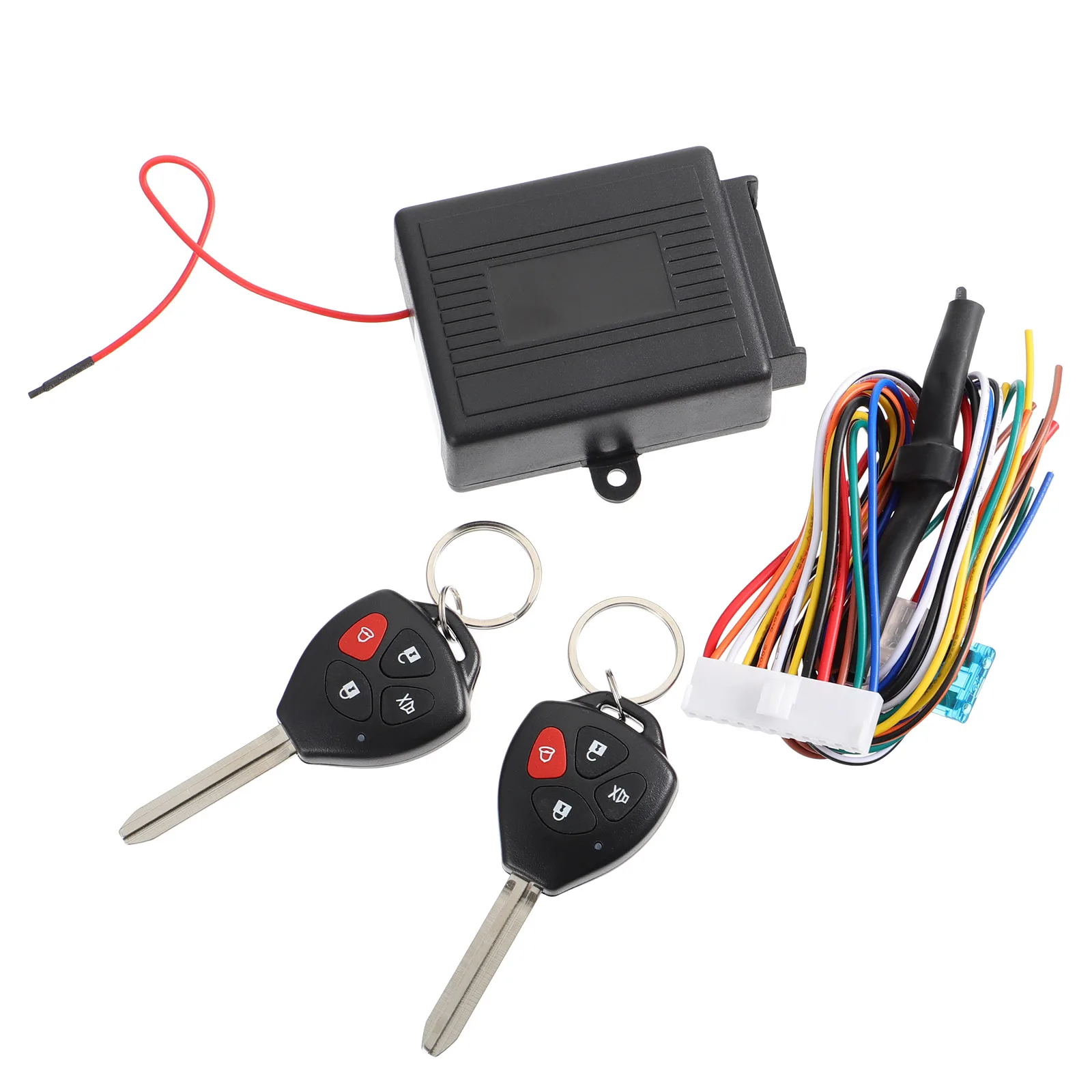 

1 Set Car Alarm System Remote Control Car Safety Against Theft Device Durable Anti-theft Protection