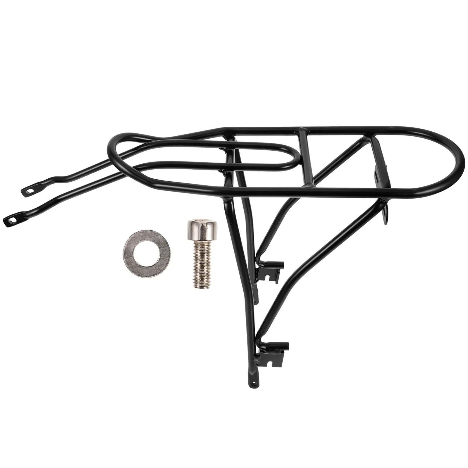 

Bike Rear Rack Sturdy Metal Rear Backseat Frame for Bicycles Thickened Shelf Design Comfortable Supple Riding Experience