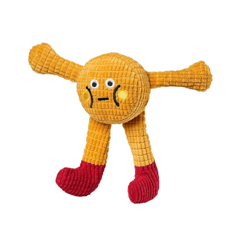 

Cat Dog Toy Cute Squeaky Catnip Interactive Self Play Chew Resistant Teeth Cleaning Durable Pet Toy Fun Chewable Plaything Gift