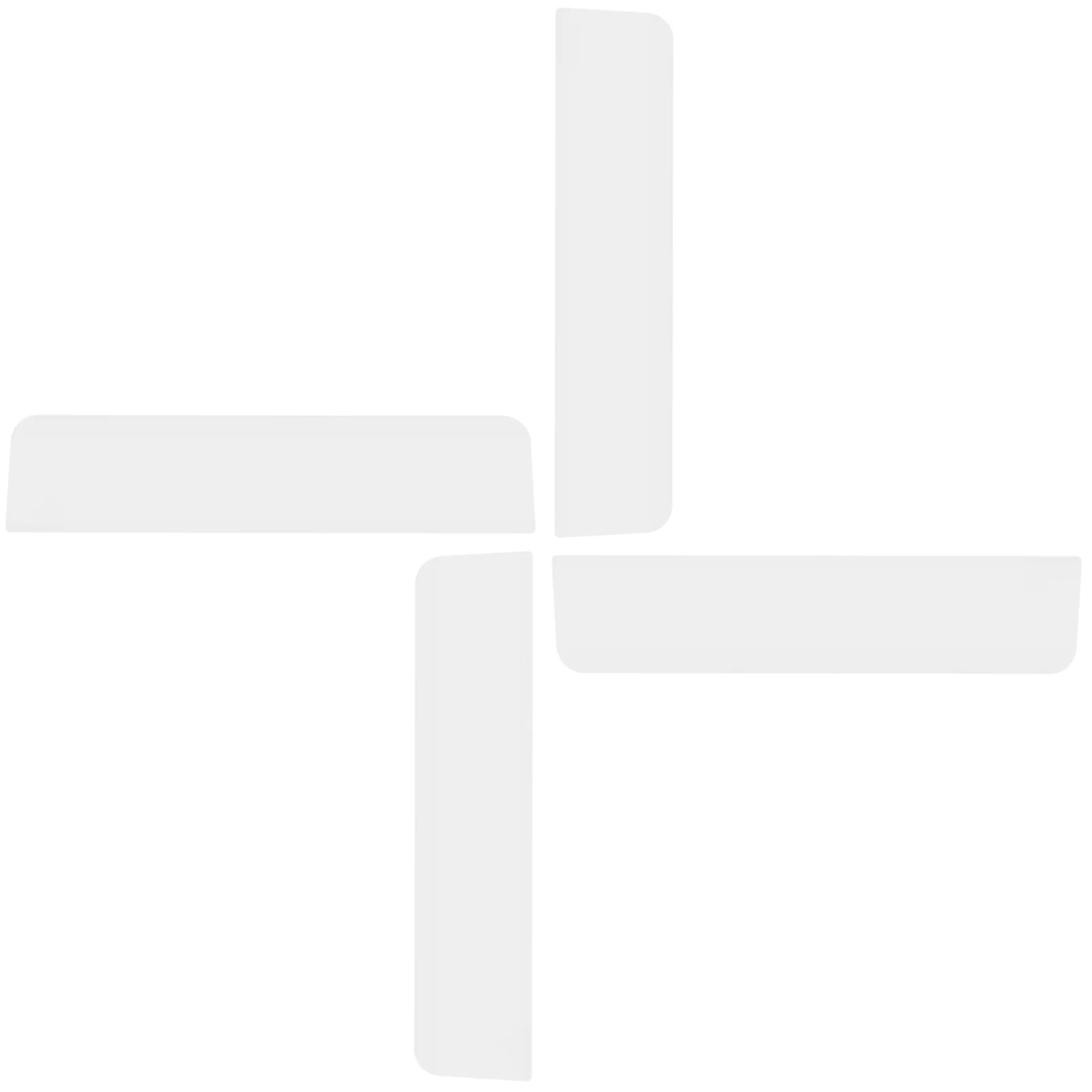 

4Pcs Acrylic Tiramisu Baking Tray Divider Transparent Pan Divider for Cake Mold Bread Mold Brownie Tray Baking Pan Dividers