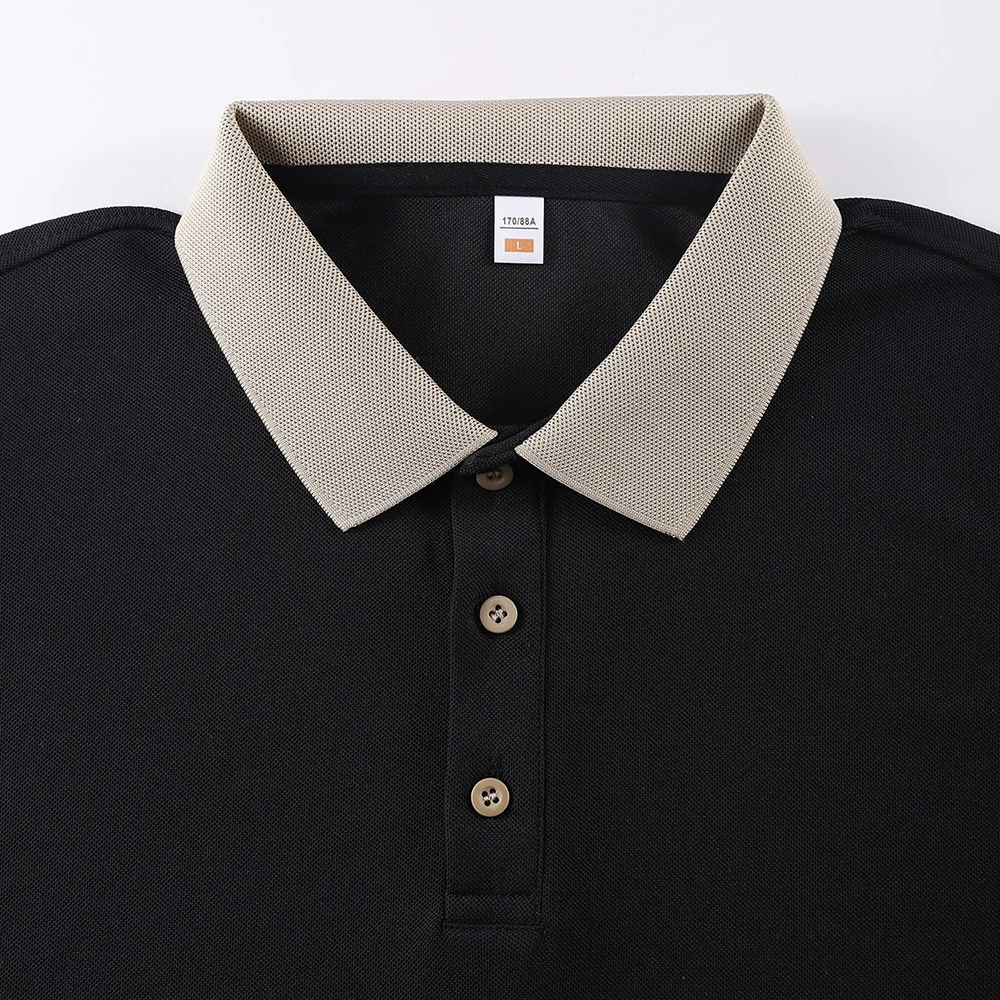 골드 레터 Nope Not Today 프린트 폴로 셔츠 여성 여름 전 경기 T 셔츠 트렌디 대비 반소매 옷깃 소프트 스트리트웨어